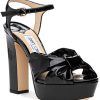 Women Jimmy Choo Sandals | Heloise 120 Pump Black Patent