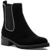 Women Jildor Boots | Landon Boot Black Suede