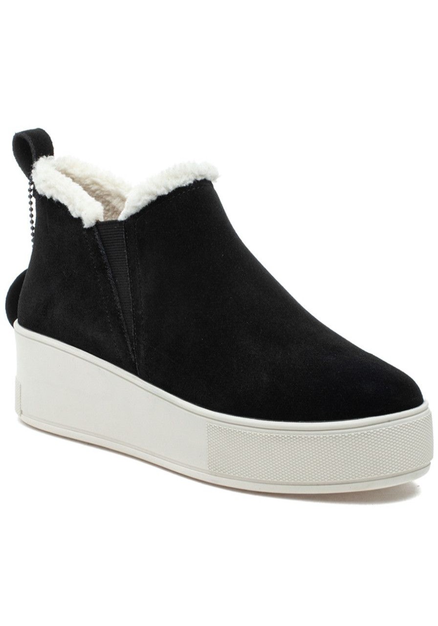 Women J/Slides Boots | Magic Boot Black Waterproof Suede