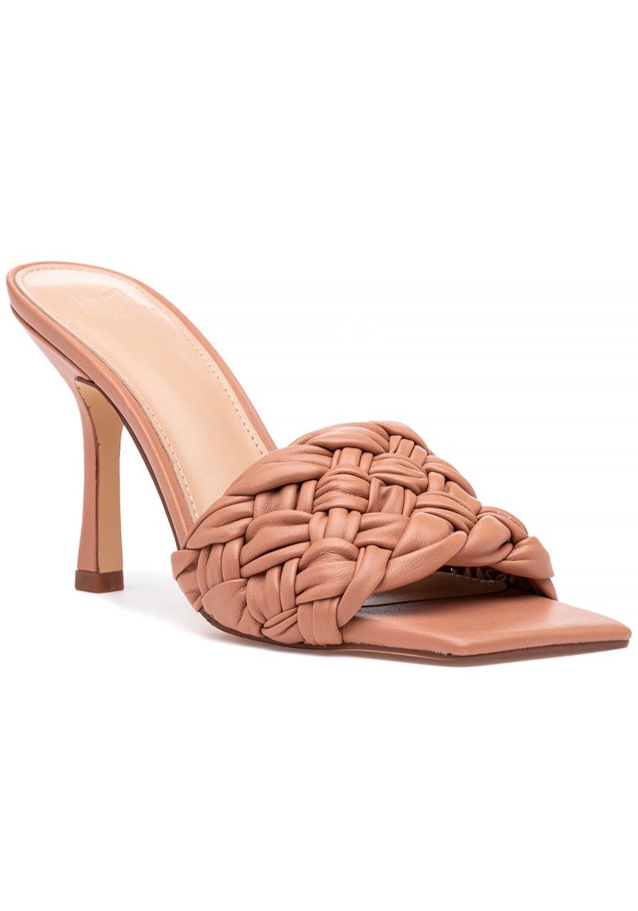 Women Marc Fisher Sandals | Draya Sandal Macaroon Leather