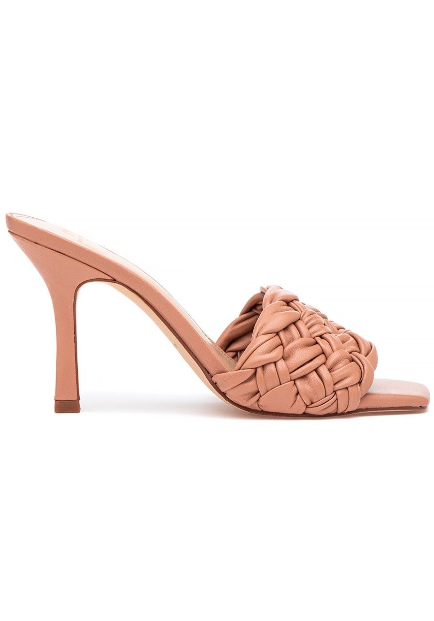 Women Marc Fisher Sandals | Draya Sandal Macaroon Leather