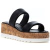 Women Steve Madden Sandals | Defuse Sandal Black Leather