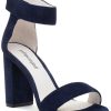 Women Jeffrey Campbell Sandals | Lindsay Sandal Navy Suede
