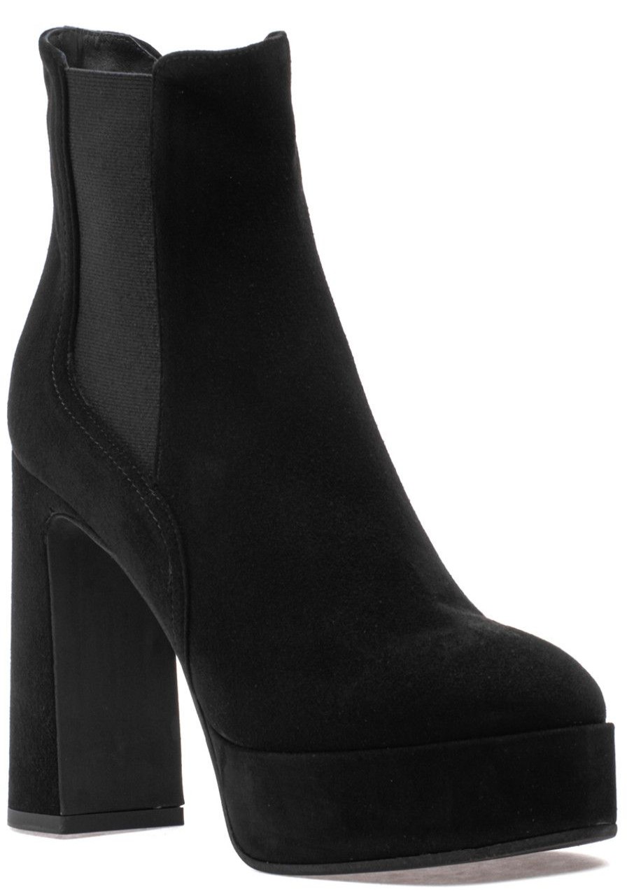 Women 275 Central Boots | Chad Boot Black Suede