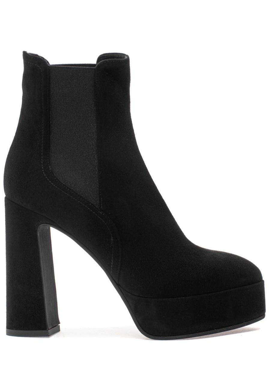 Women 275 Central Boots | Chad Boot Black Suede