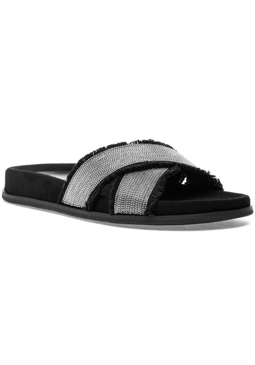 Women Jildor Sandals | Fannie Sandal Black Canvas