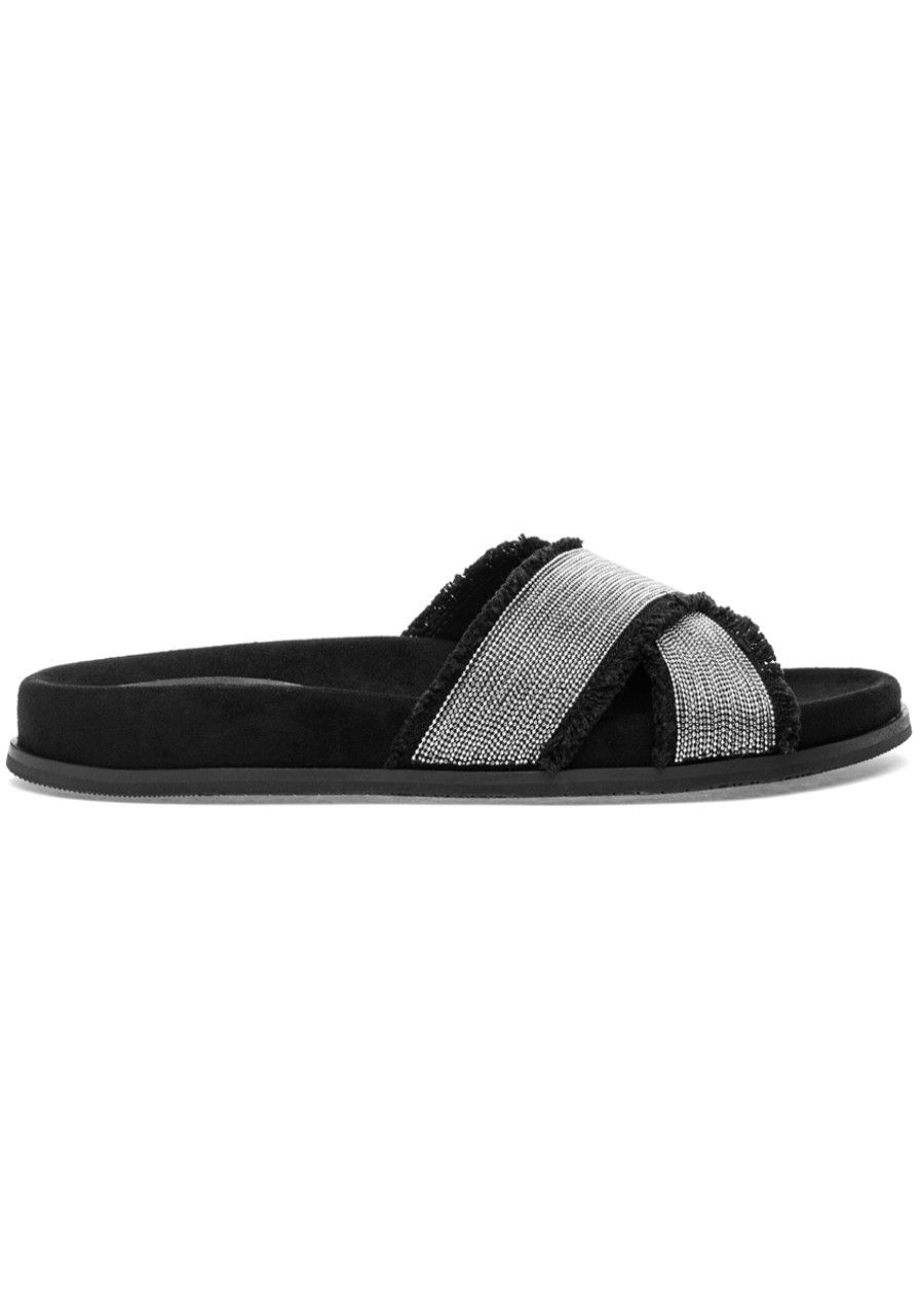 Women Jildor Sandals | Fannie Sandal Black Canvas