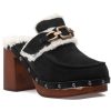 Women 275 Central Mules & Clogs | Sennett Clog Black Suede
