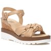 Women Jildor Sandals | Clew Wedge Sandal Ecru Nappa