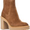 Women Dolce Vita Boots | Caster H2O Boot Camel Waterpoof Suede