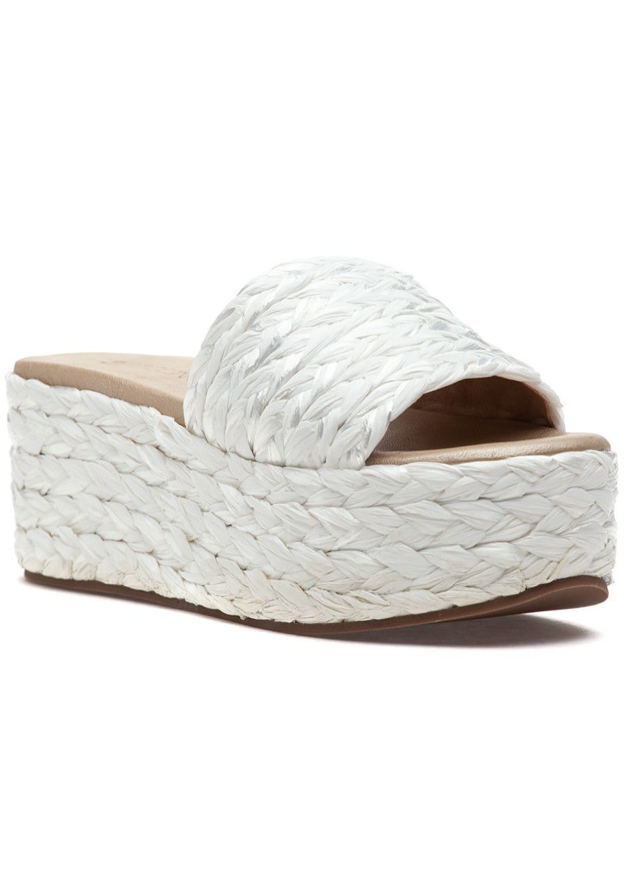 Women 275 Central Sandals | Cody Sandal White Raffia