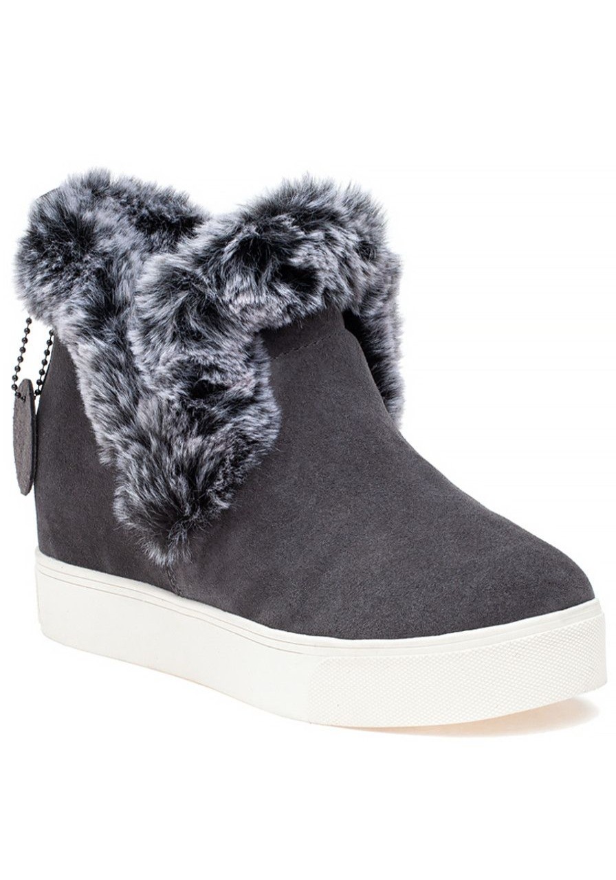 Women J/Slides Boots | Sean Boot Dark Grey Waterproof Suede