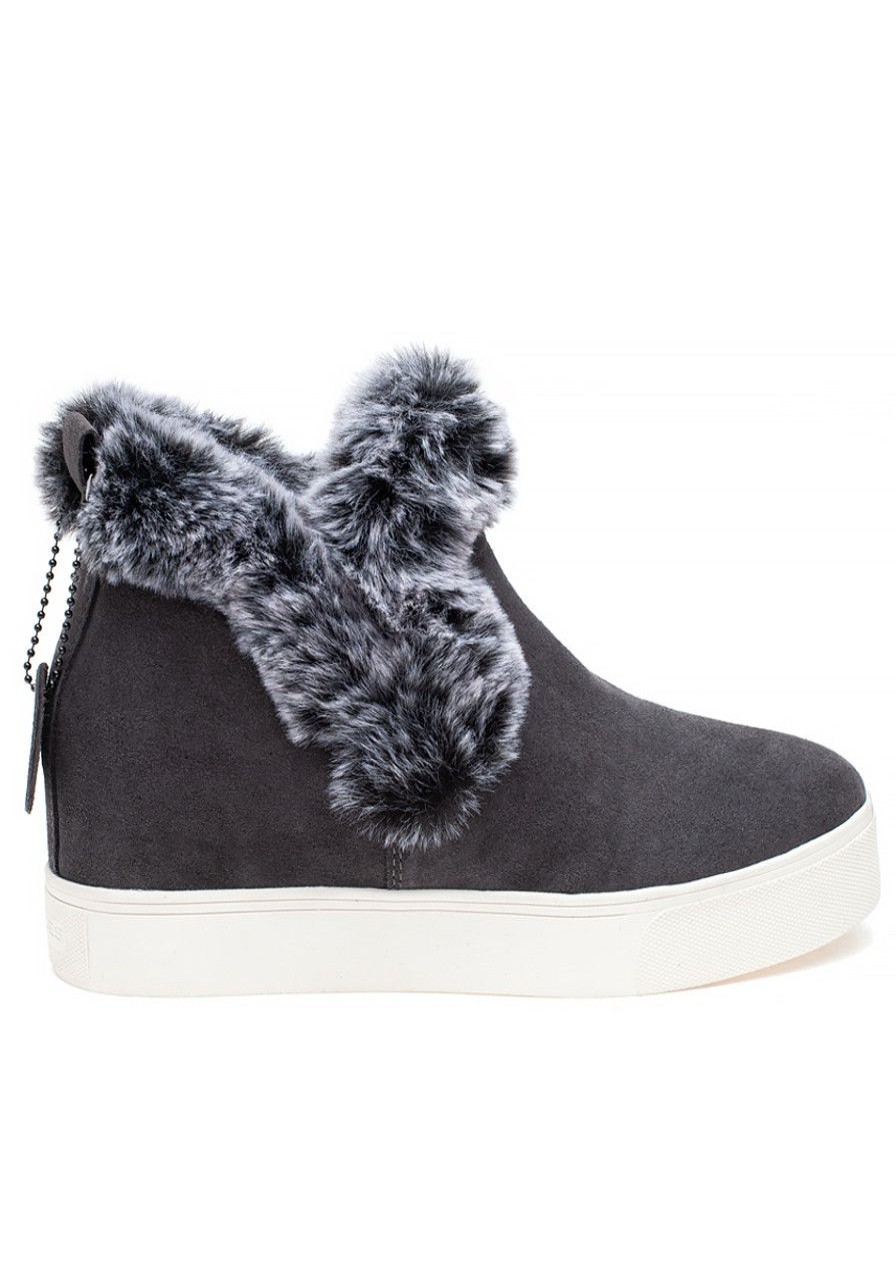 Women J/Slides Boots | Sean Boot Dark Grey Waterproof Suede