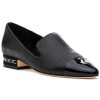 Women Jildor Flats | Fae Loafer Black Leather Patent