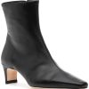 Women Staud Boots | Wally Ankle Boot Black Leather