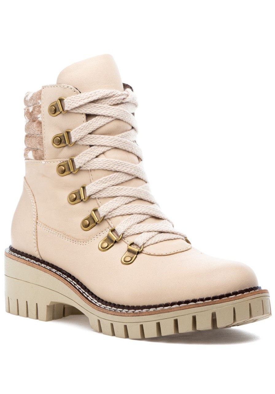 Women Vintage Havana Boots | Pontiac Boot Nude Leather