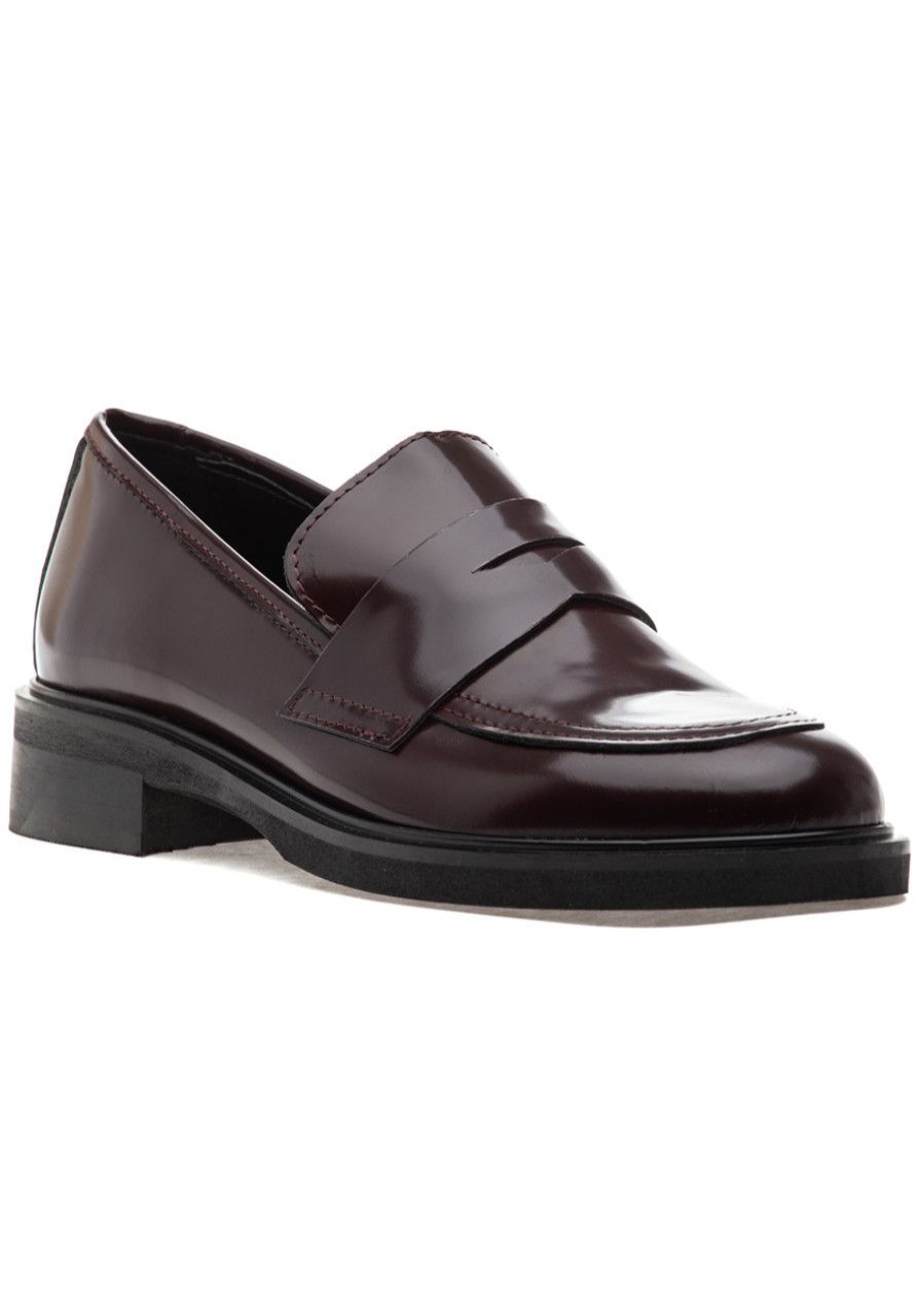 Women 275 Central Loafers & Oxfords | Landau Loafer Bordeaux Leather