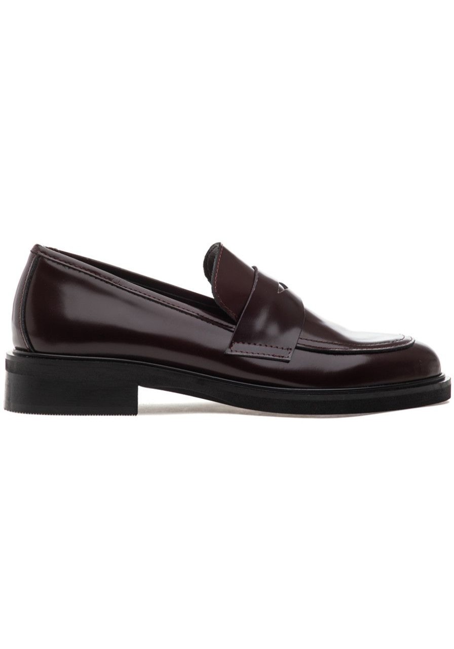Women 275 Central Loafers & Oxfords | Landau Loafer Bordeaux Leather