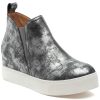 Women J/Slides Boots | Silvie Boot Black/Pewter Metallic Leather