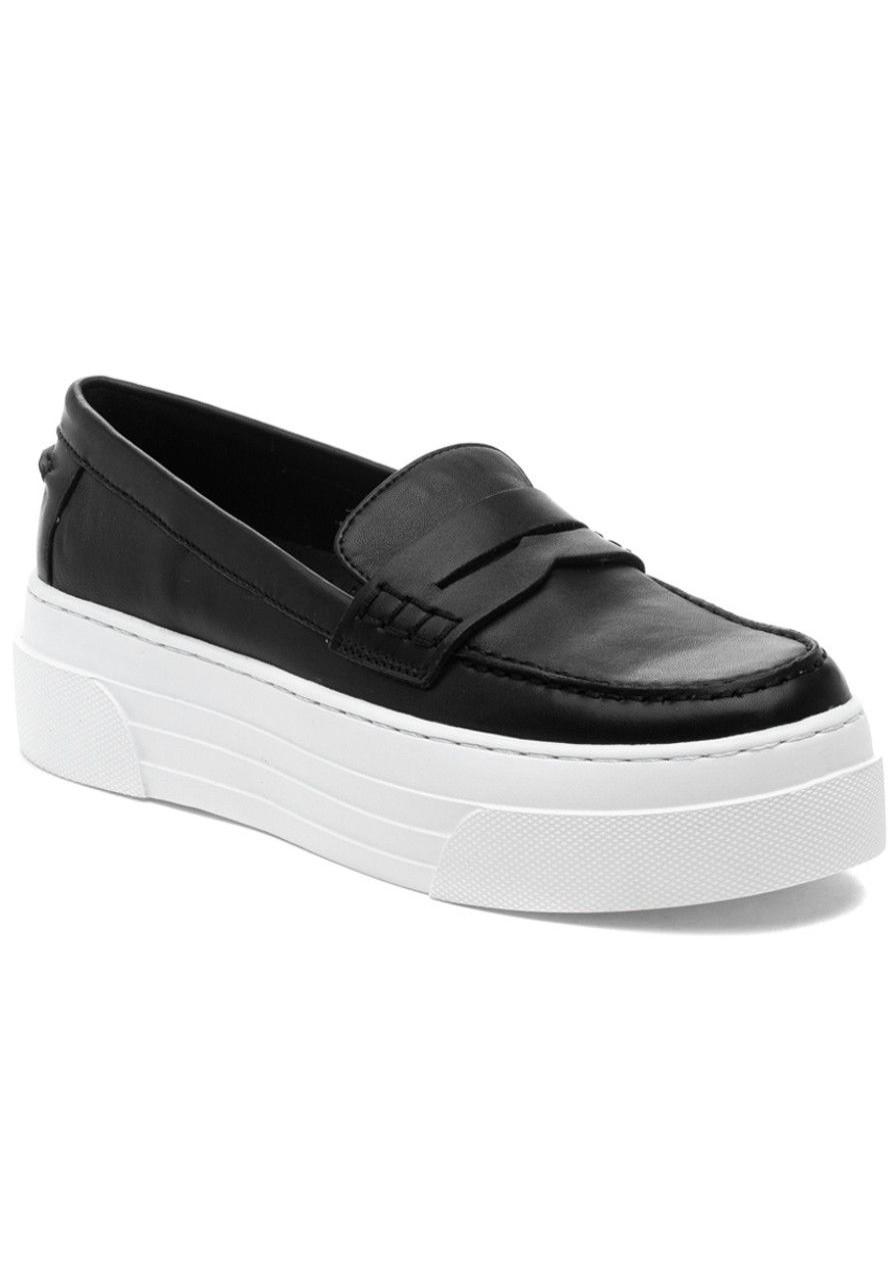 Women J/Slides Sneakers | Ava Sneaker Black Leather