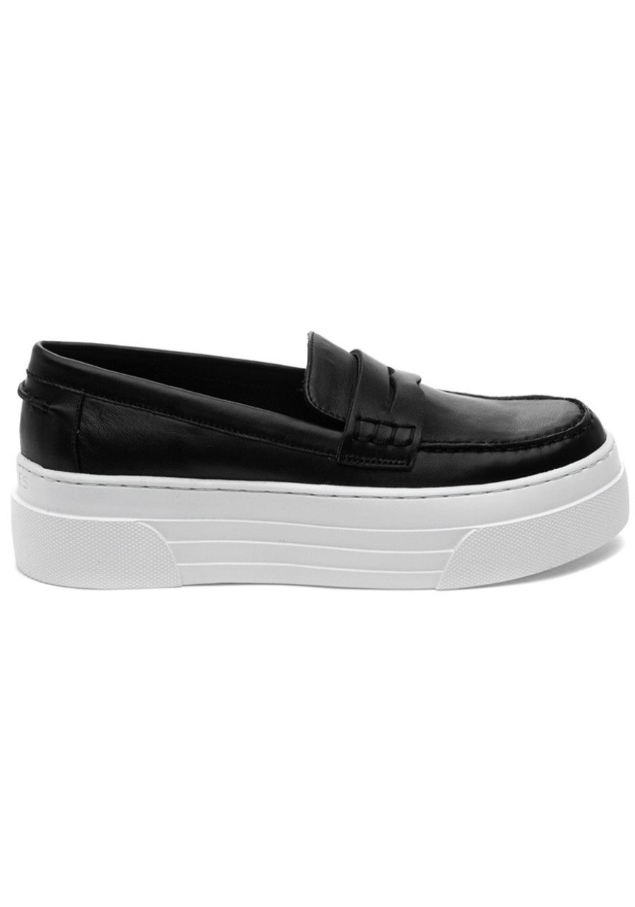 Women J/Slides Sneakers | Ava Sneaker Black Leather