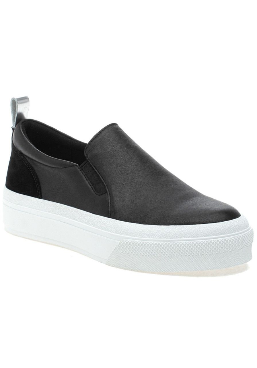 Women J/Slides Sneakers | Gia Sneaker Black Leather
