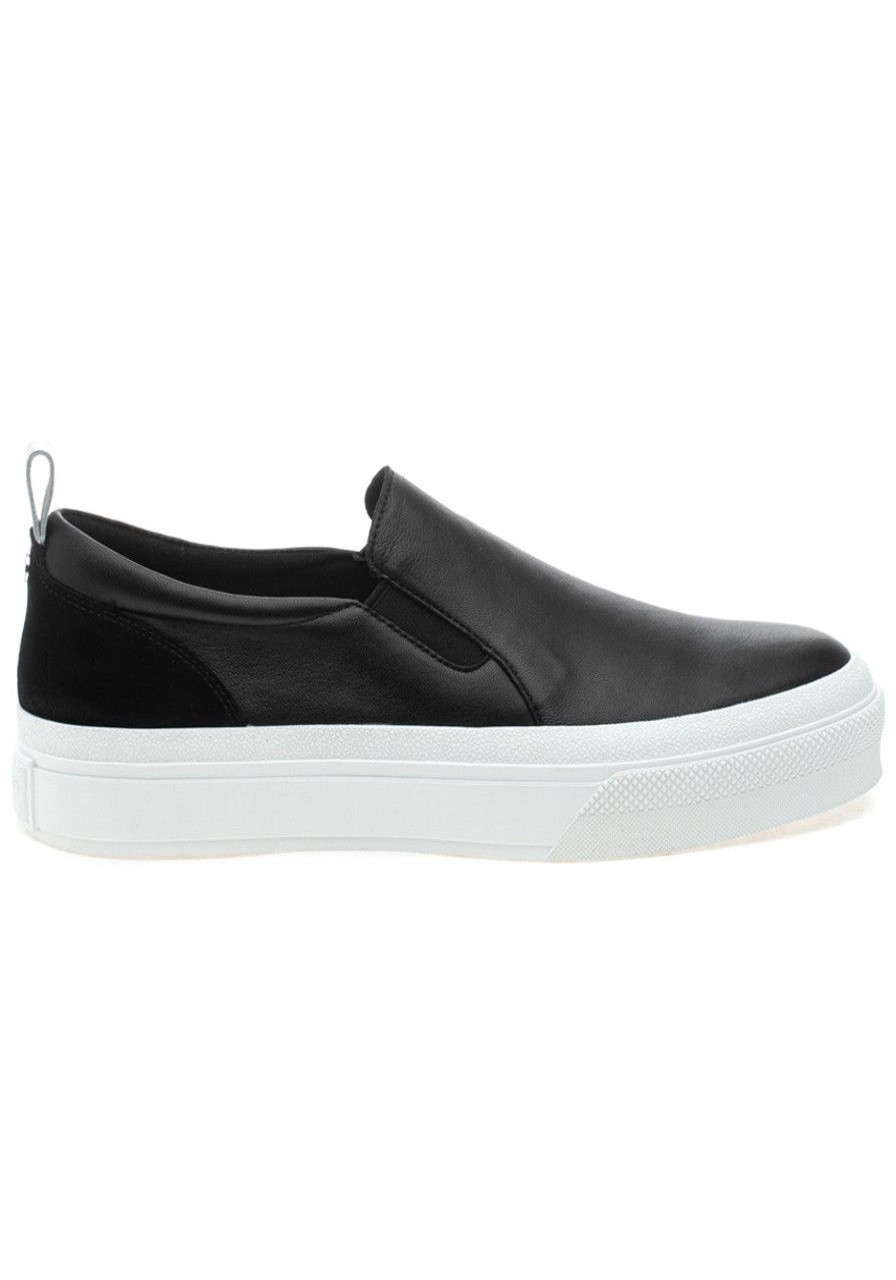 Women J/Slides Sneakers | Gia Sneaker Black Leather