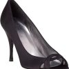 Women Stuart Weitzman Pumps | Girly Pump Black Satin