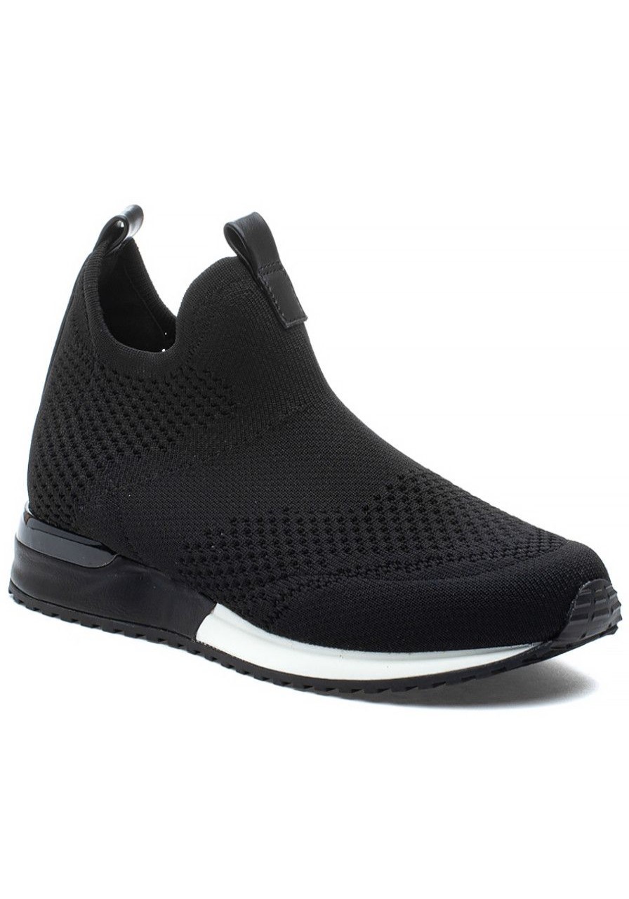 Women Urban Sport Sneakers | Orion Sp Sneaker Black Knit