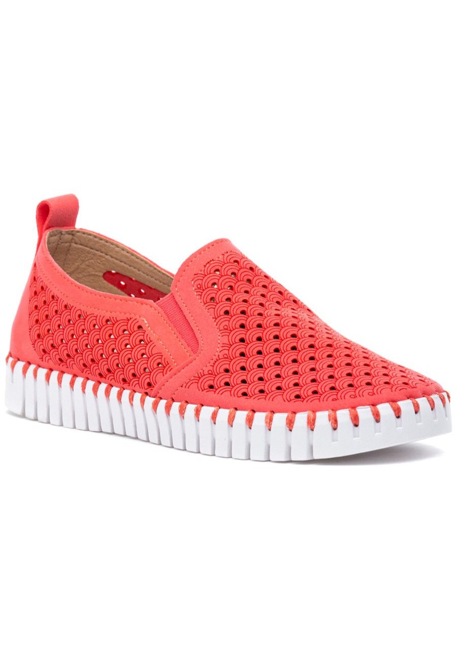 Women Ilse Jacobsen Sneakers | Tulip 140 Sneaker Raspberry