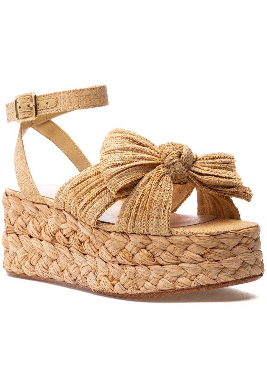 Women Loeffler Randall Sandals | Gaby Sandal Natural Raffia