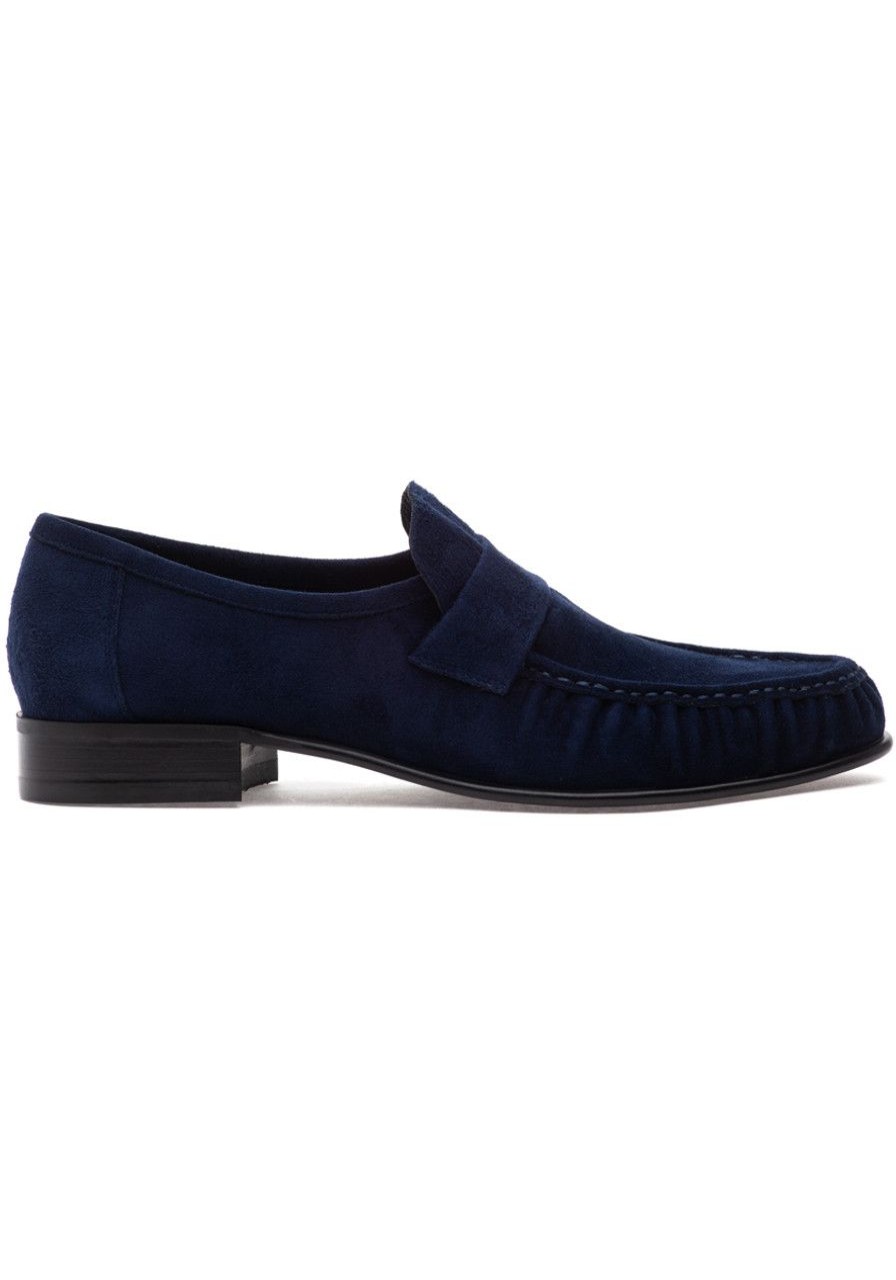 Women Jeffrey Campbell Loafers & Oxfords | Societies Loafer Navy Suede
