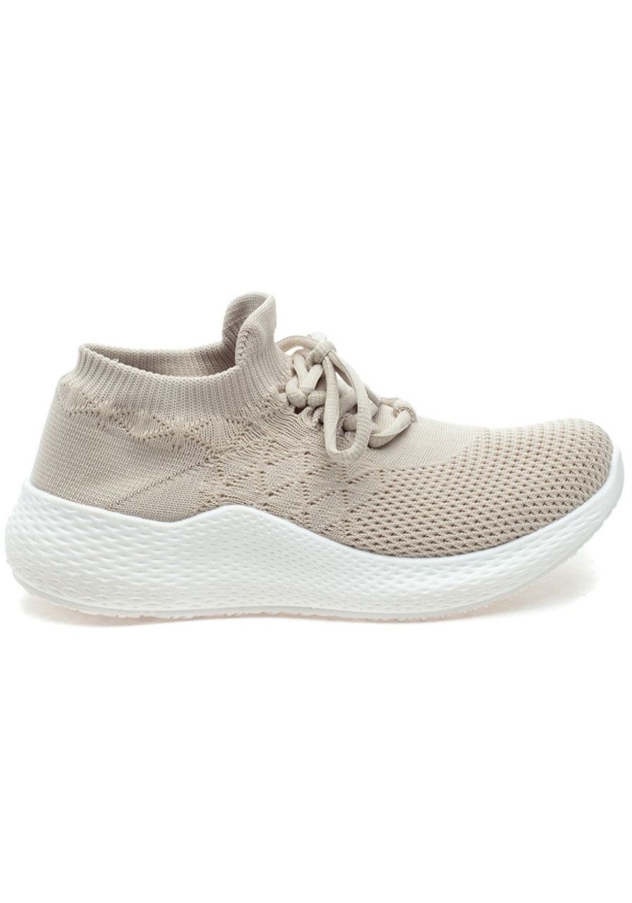 Women Urban Sport Sneakers | Unicorn Sneaker Beige Knit