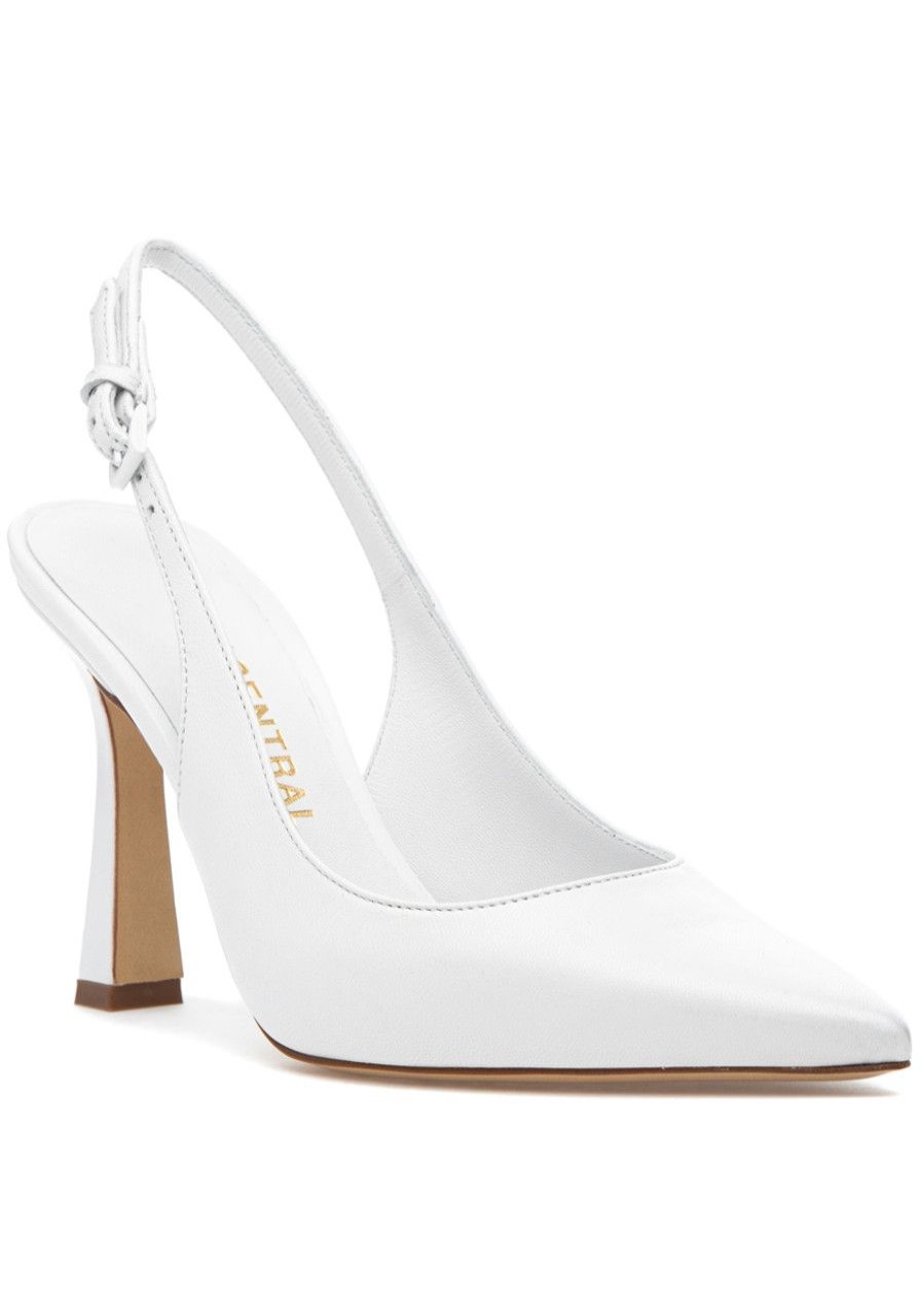 Women 275 Central Pumps | Fred Pump White Leather