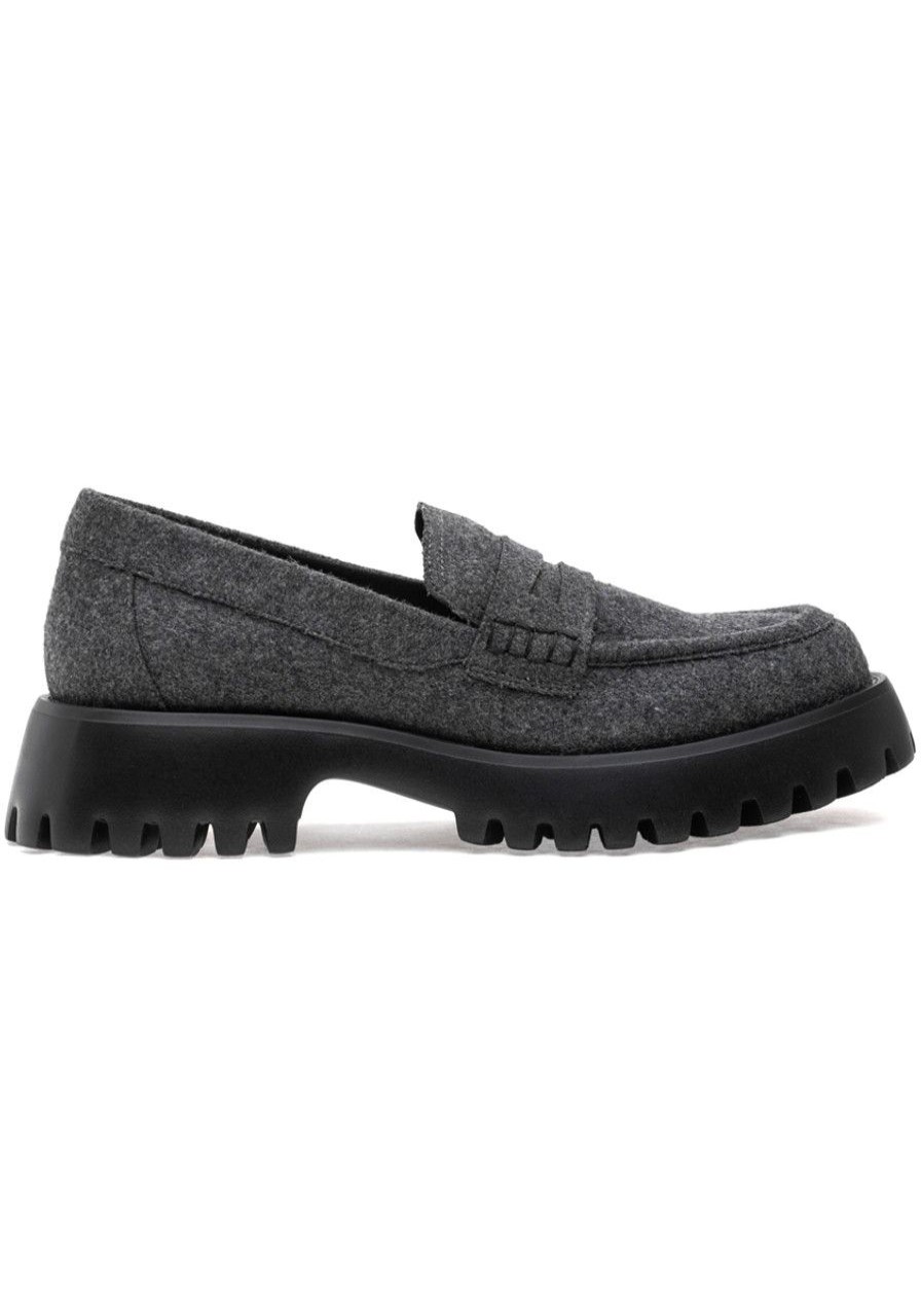 Women Jildor Loafers & Oxfords | Zety Loafer Gray Flannel