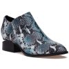 Women Silent D Boots | Ivtay Boot Blue Multi Python