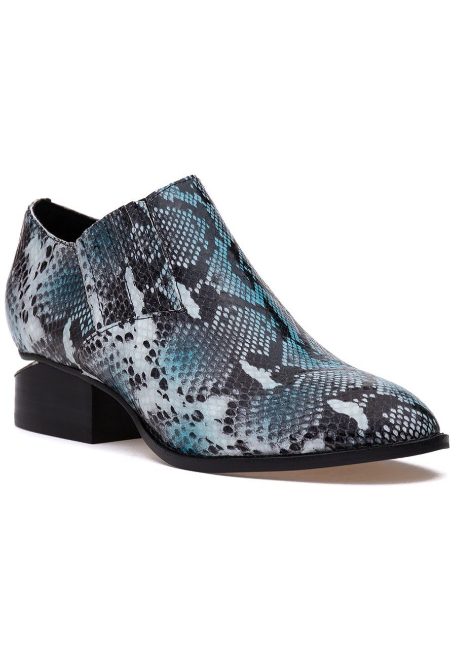 Women Silent D Boots | Ivtay Boot Blue Multi Python