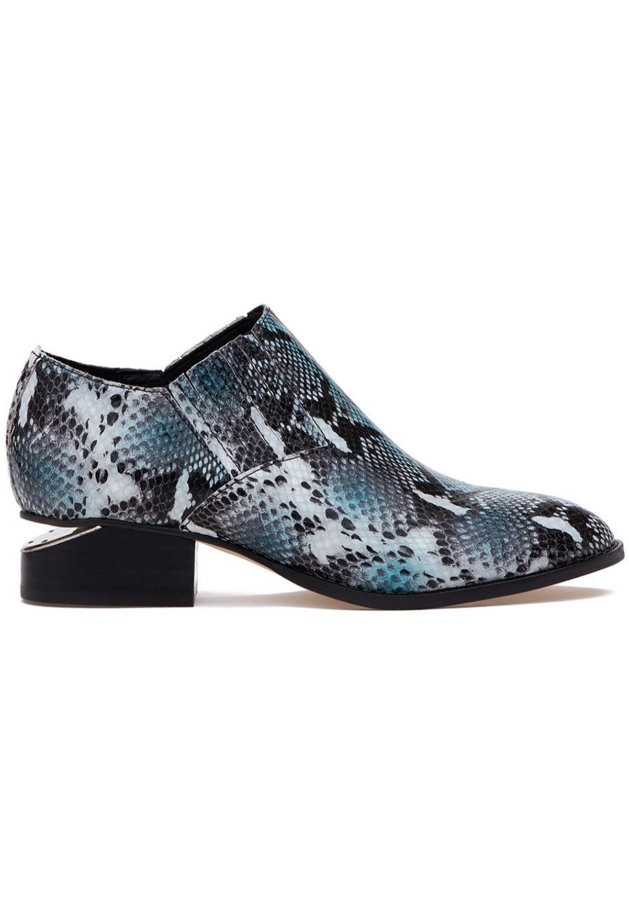 Women Silent D Boots | Ivtay Boot Blue Multi Python