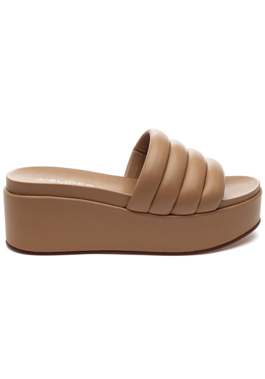 Women J/Slides Sandals | Quirky Sandal Nude Leather