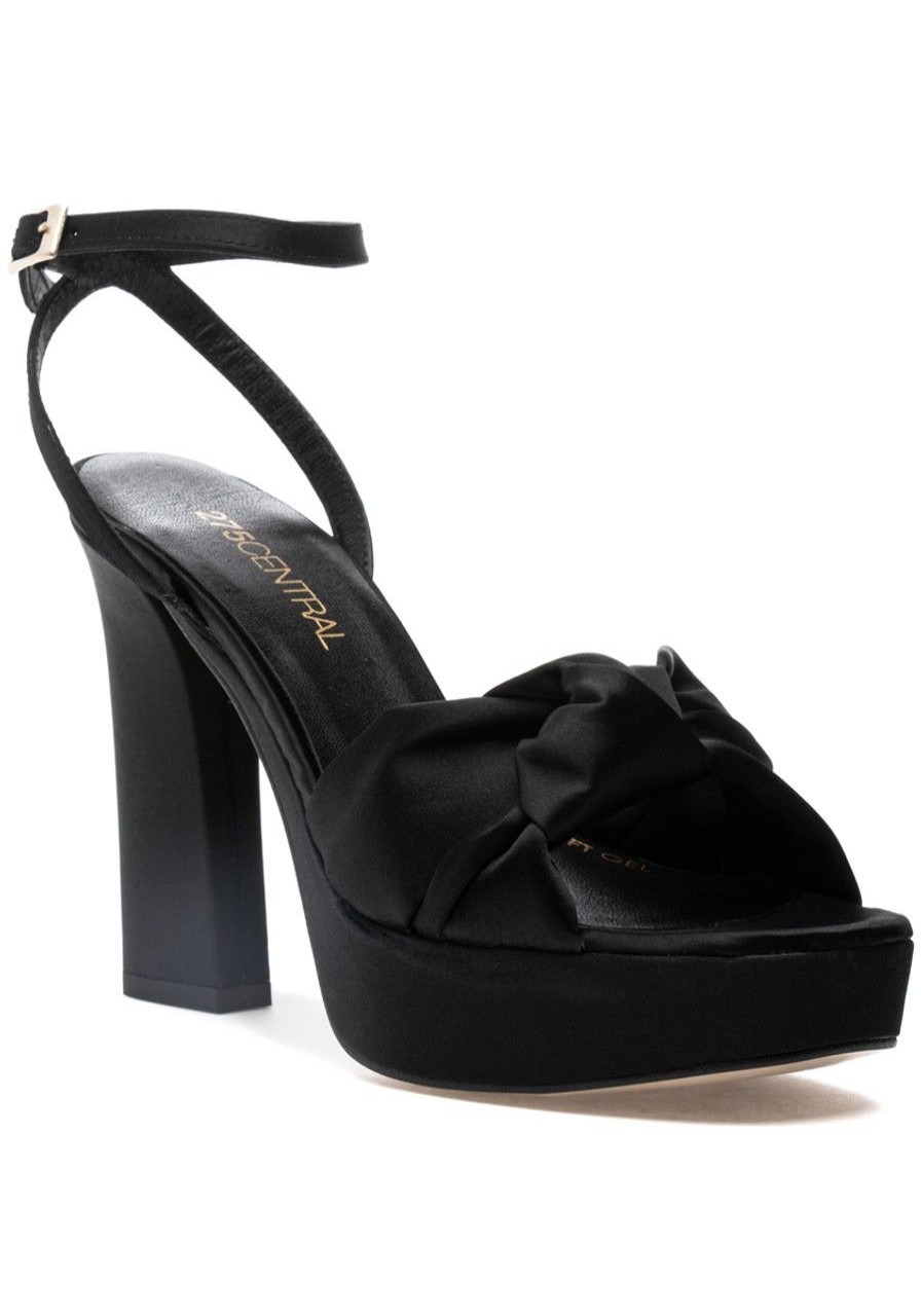 Women 275 Central Sandals | Miles Sandal Black Satin