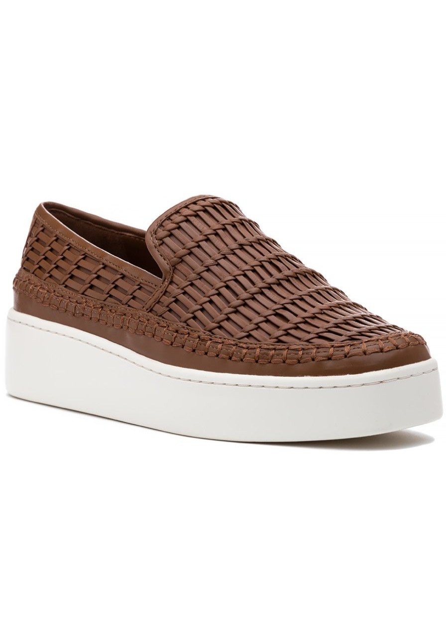 Women Vince Sneakers | Stafford Sneaker Almond Leather