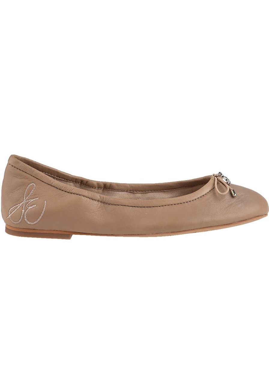 Women Sam Edelman Flats | Felicia Flat Nude Leather