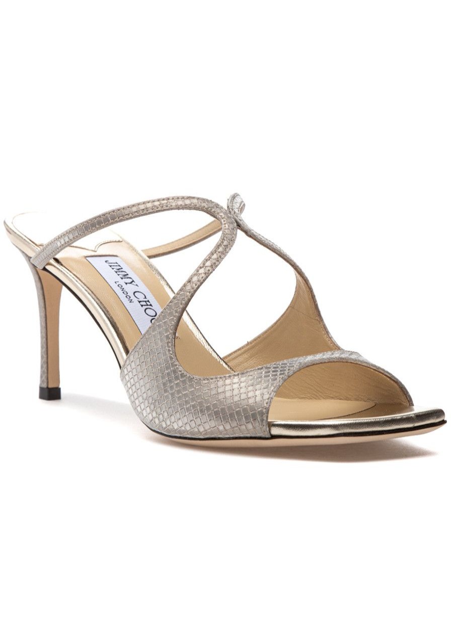 Women Jimmy Choo Pumps | Anise 75 Sandal Champagne