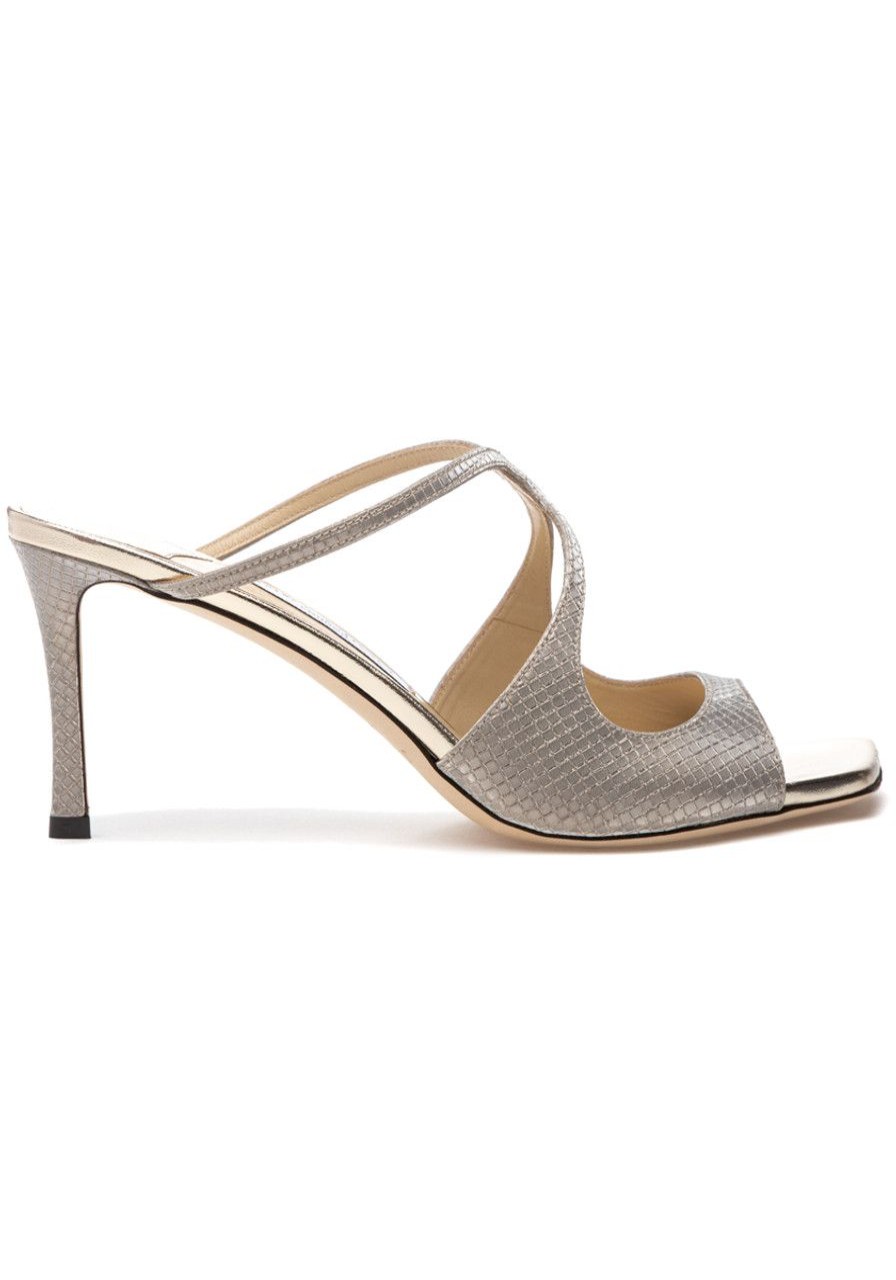 Women Jimmy Choo Pumps | Anise 75 Sandal Champagne