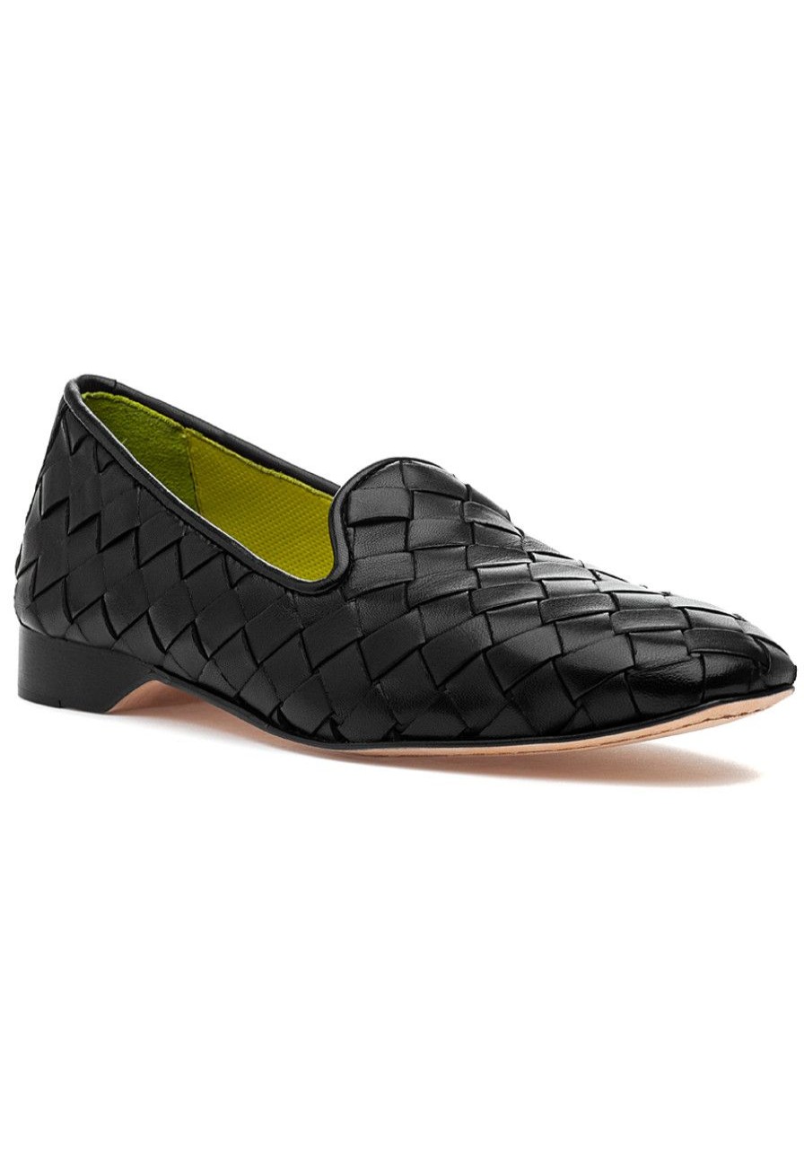 Women Robert Zur Loafers & Oxfords | Alyssa Loafer Black Leather
