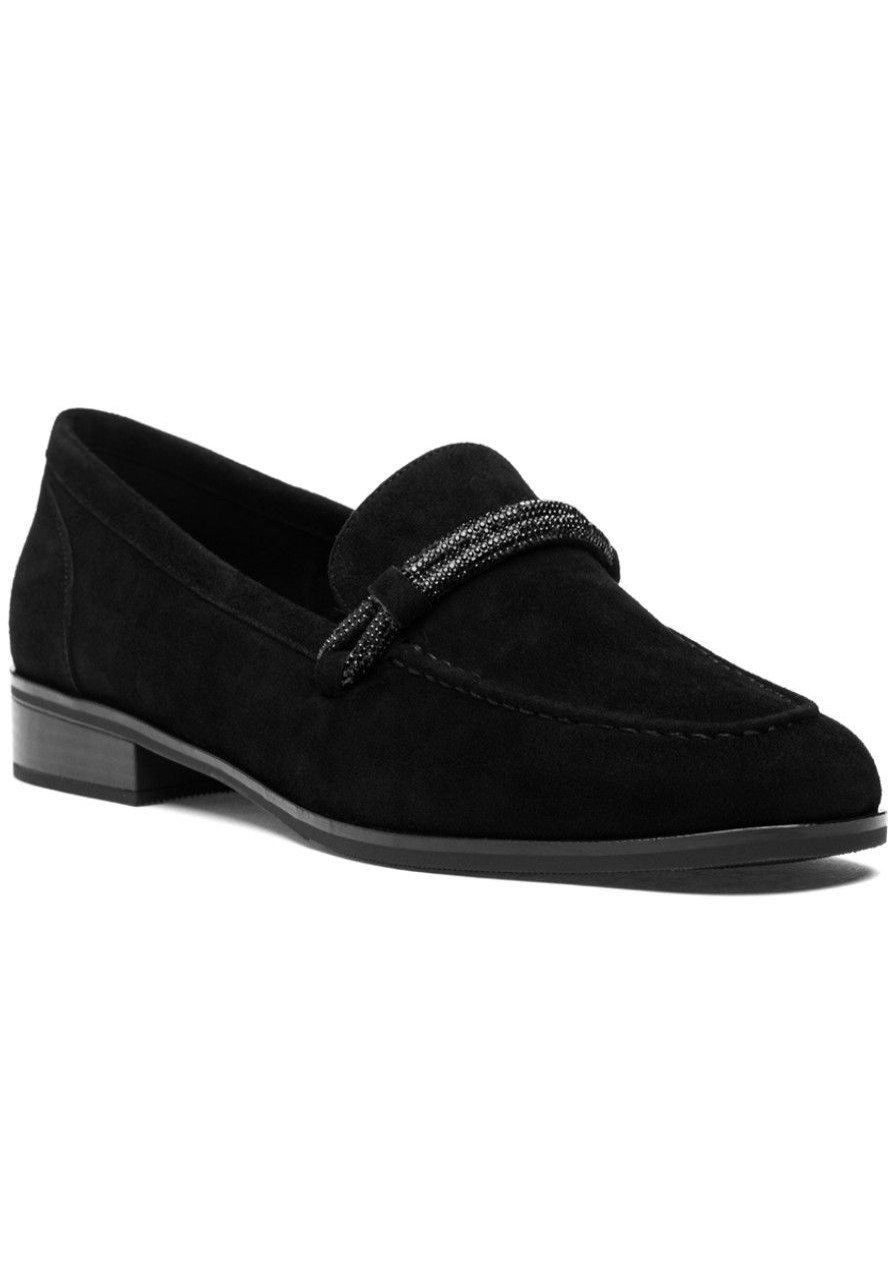Women Jildor Loafers & Oxfords | Karida Loafer Black Suede