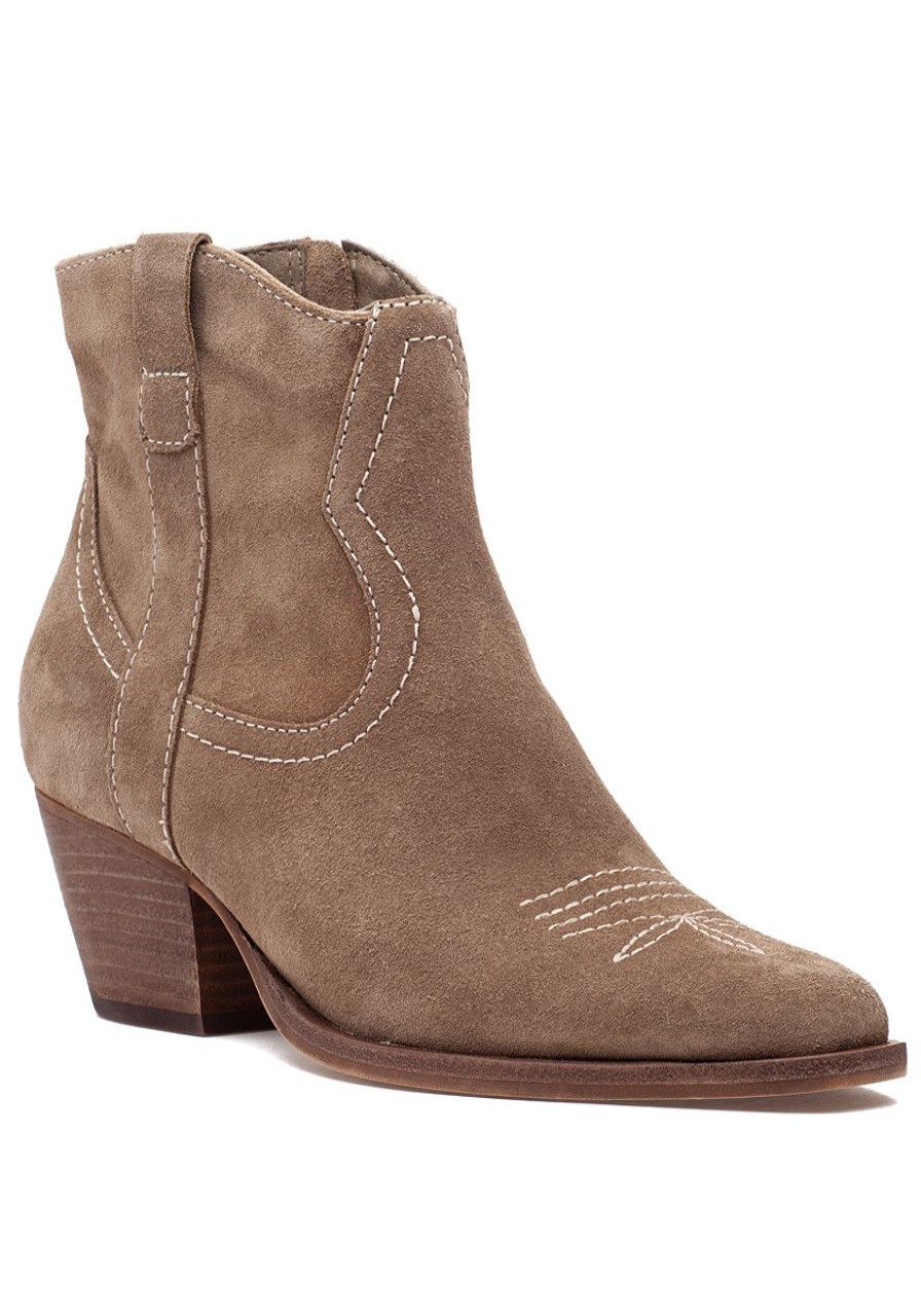 Women Dolce Vita Boots | Silma Boot Truffle Suede