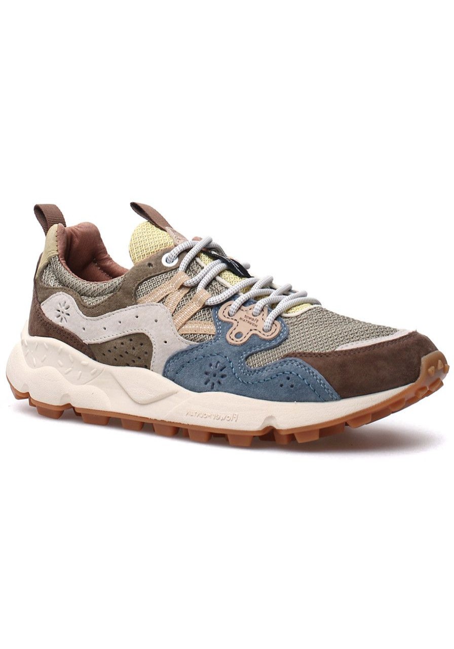 Women Flower Mountain Sneakers | Yamano 3 Uni Sneaker Brown/Khaki