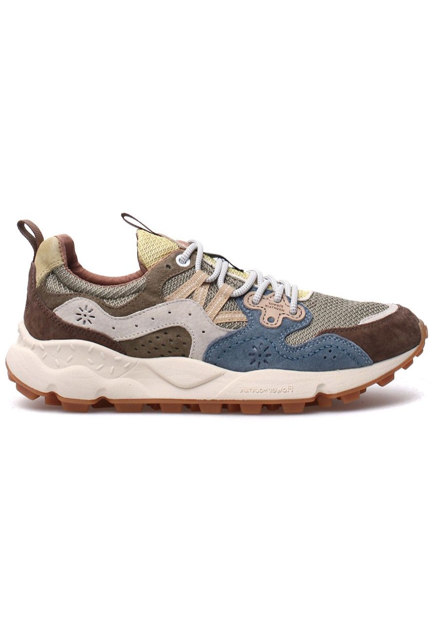 Women Flower Mountain Sneakers | Yamano 3 Uni Sneaker Brown/Khaki