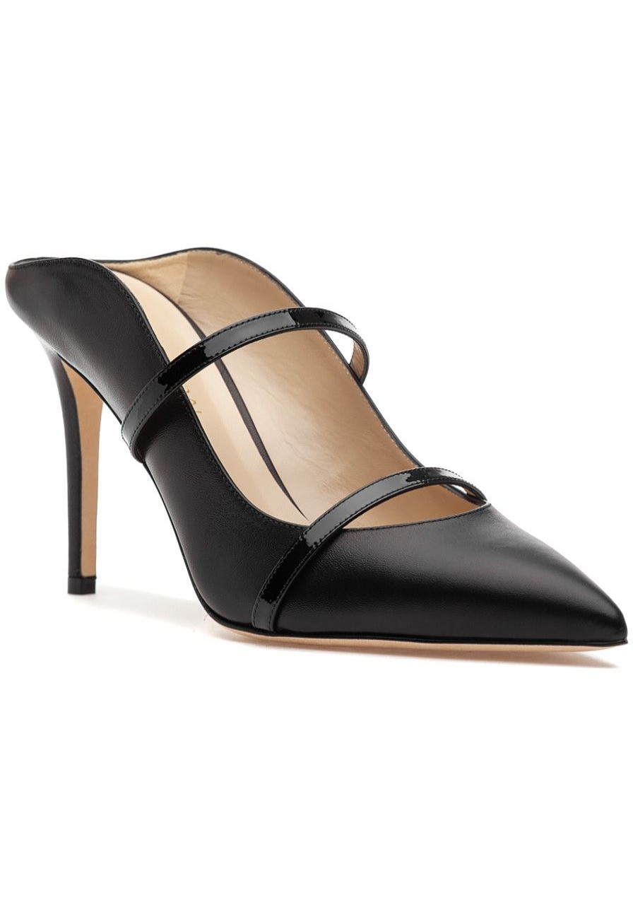 Women 275 Central Mules & Clogs | Manning Mule Black Leather